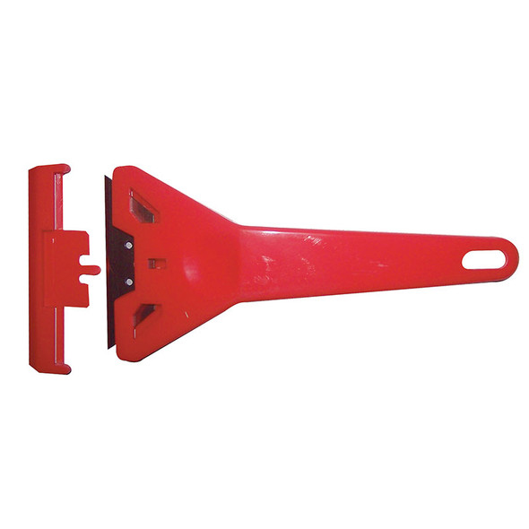 STERLING RED PLASTIC SCRAPER-SAFETY CAP