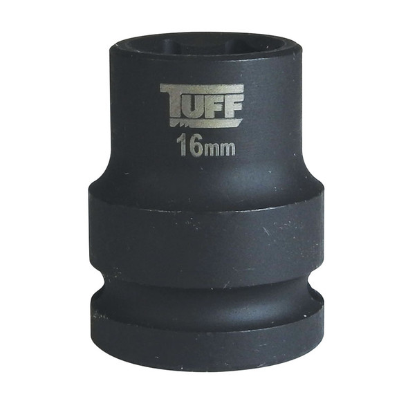 TUFF 16MM IMPACT SOCKET SHORT 1/2