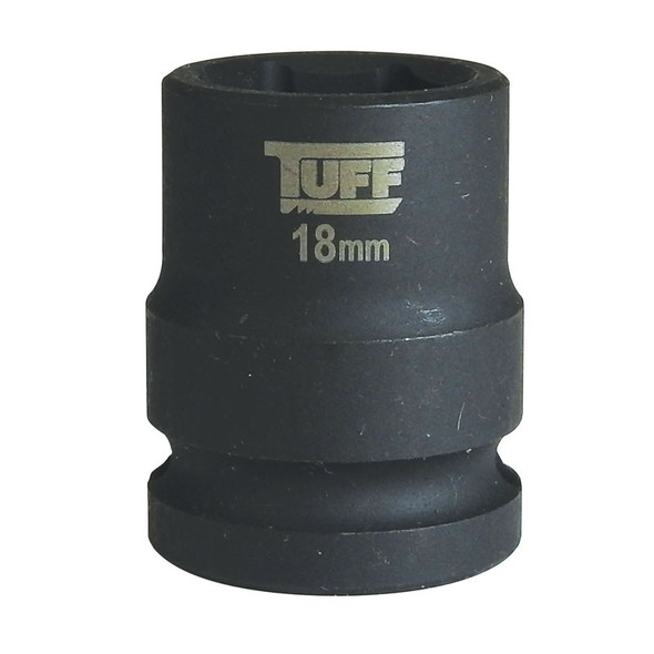 TUFF 18MM IMPACT SOCKET SHORT 1/2