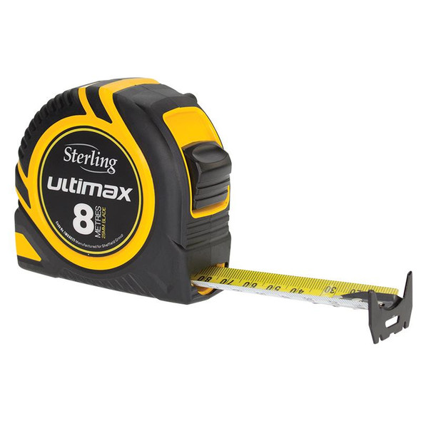 STERLING ULTIMAX TAPE MEASURE 8M X 25MM