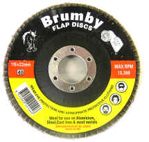 Buy DISC FLAP 125 X 22MM 40G ZIRCONIA PSF at The Building ...